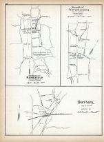 Ridgefield Borough, Newtown Borough, Darien, Connecticut State Atlas 1893